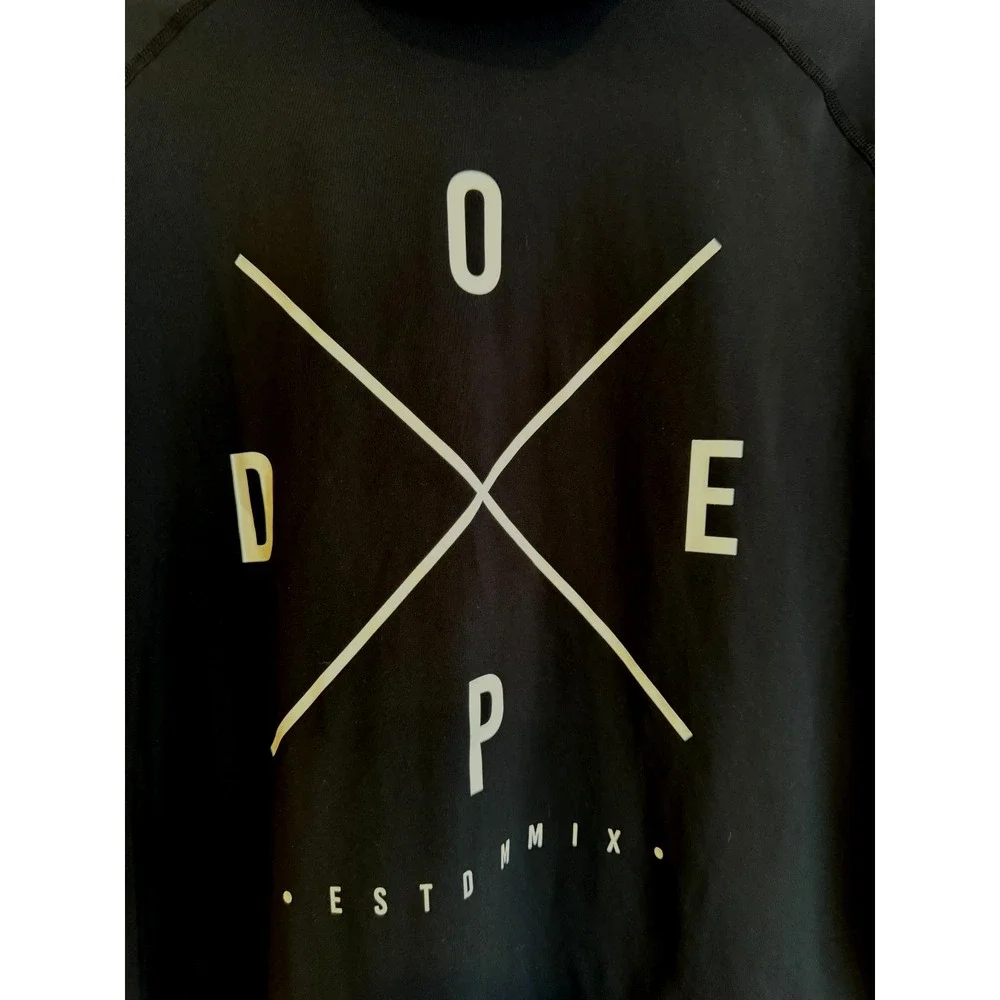 Dope Snuggle Base Layer Top Shirt Ski Black‎ Long Sleeve Men's Size XL